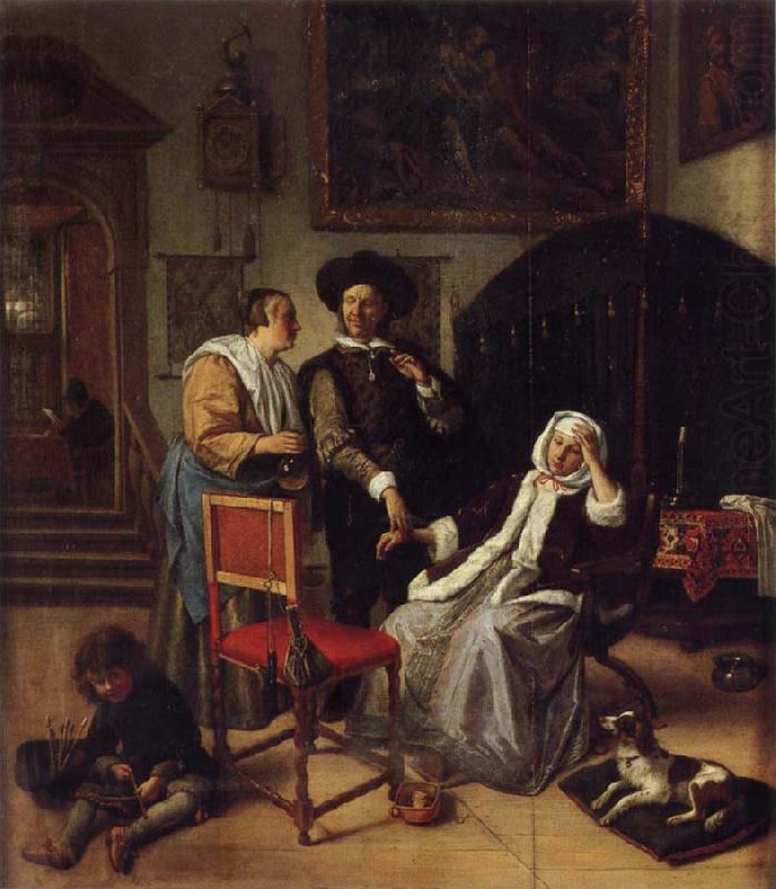 Jan Steen The Doctor-s vistit china oil painting image